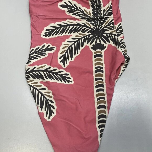 Marine Layer x Andie Women’s Kauai One-Piece Swimsuit – Pink Palm – Size S - Picture 3 of 7